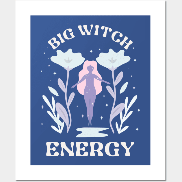 Big Witch Witchcraft Empowering Body Positive Wicca Goddess Wall Art by Witchy Ways